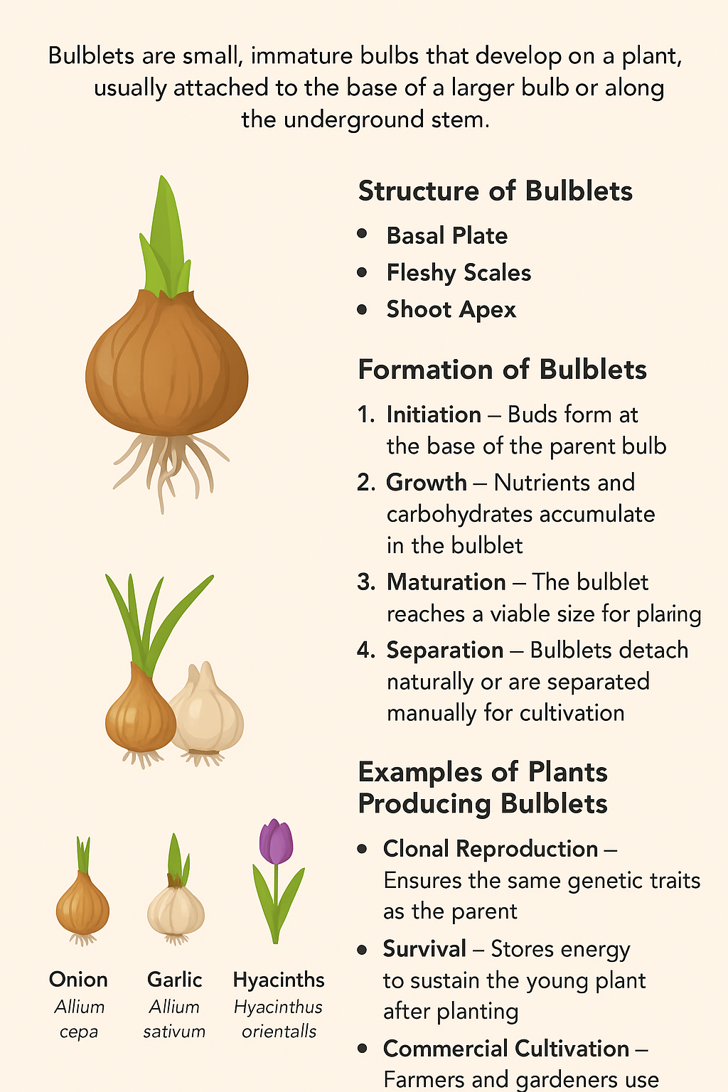bulblets cultivation 